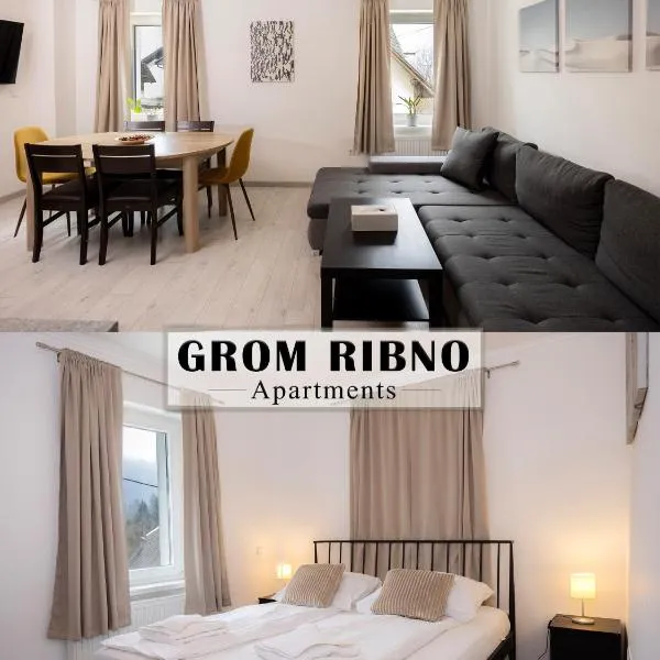 Grom Ribno Apartments，位于布莱德的酒店