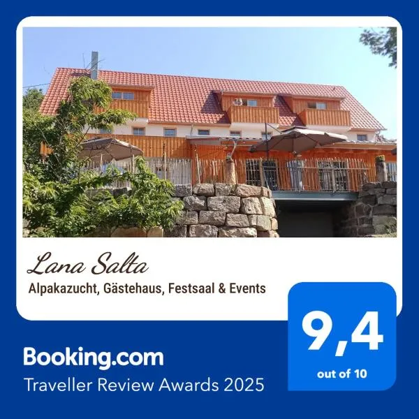 Lana Salta Alpakas - Gemütliche Gästezimmer auf dem Bauernhof，位于Murrhardt的酒店