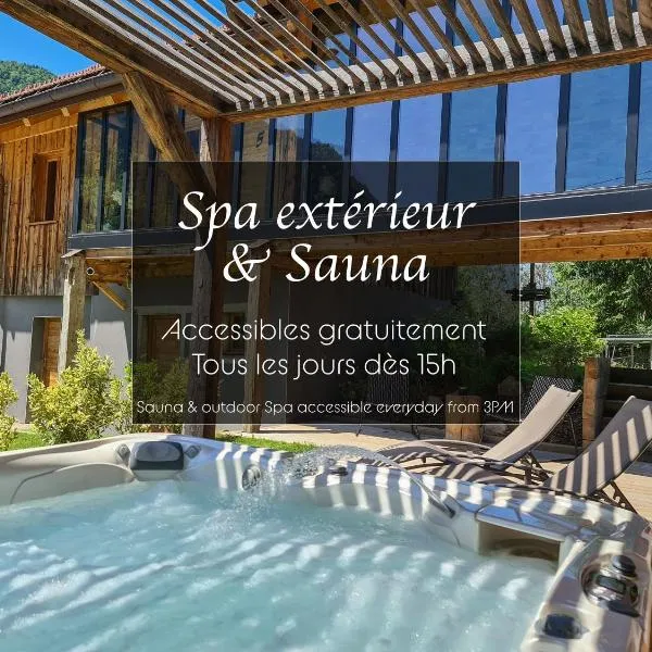 Chalet 1703 - Open Living Hotel & Spa - Adults Only，位于Le Petit-Bornand-lès-Glières的酒店