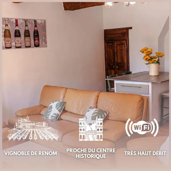 Maison Pegau, 2 chambres au centre de Châteauneuf-du-Pape PEGAU B&B，位于教皇新堡的酒店