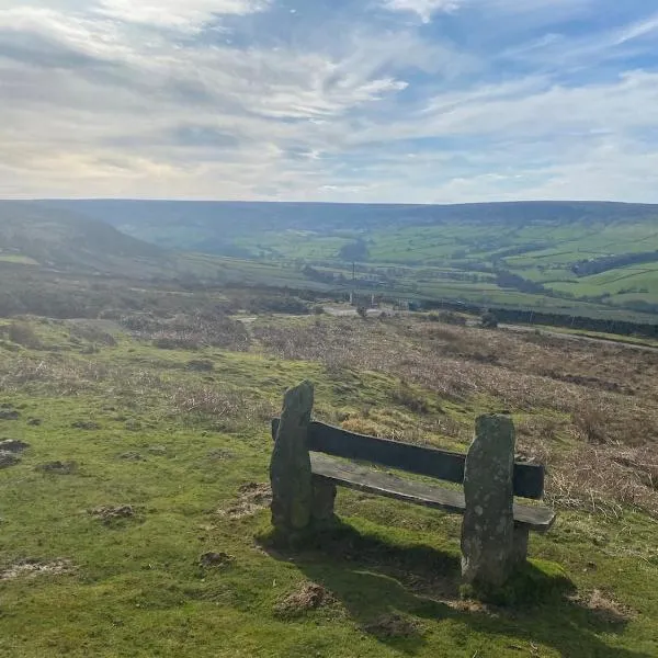 NY Moors' peaceful retreat - Great Fryup, Lealholm，位于Fryup的酒店