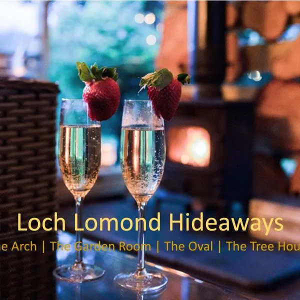 Loch Lomond Hideaways- Luxury Cabins with Jacuzzis，位于德里门的酒店
