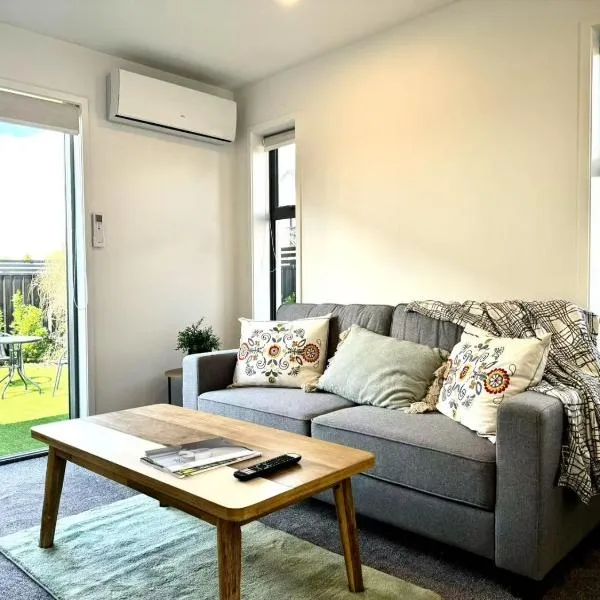2BRD 2BTH Riccarton townhouse FREE car park，位于基督城的酒店
