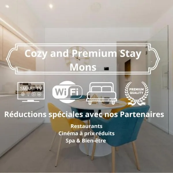 Cosy and Premium Stay Mons，位于蒙斯的酒店