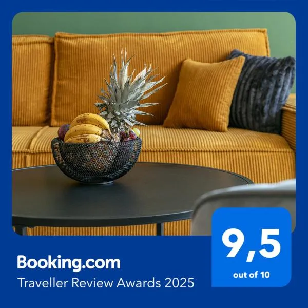 CABANA - Deluxe City-Center - kostenloser Parkplatz - Balkon - WiFi - Zentral，位于奥尔登堡的酒店