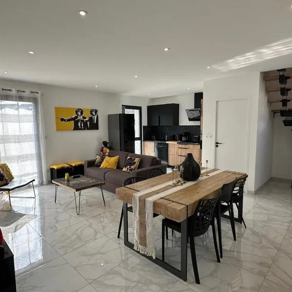 Le Refuge du Léman, Duplex neuf de 80m 2, à 5 minutes de Geneve pour 4 à 6 personnes，位于杜韦讷的酒店