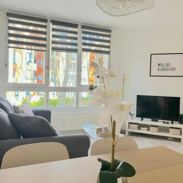 Appartement jusqu'à 4 Voyageurs，位于阿斯克新城的酒店