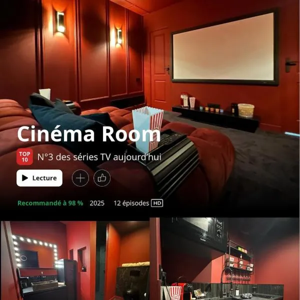 LE CINÉ-ROOM, T2, Netflix, Prime, Hyper-centre，位于马孔的酒店