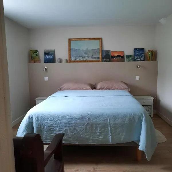 Giverny, Cosy studio au vert，位于吉维尼的酒店