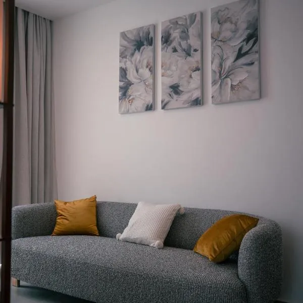 Modern Luxury Apartment in Nova by Devtraco- prime location and convenient 15mins from the airport，位于阿克拉的酒店