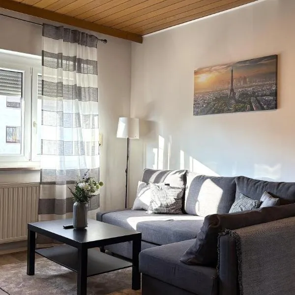 Helle gemütliche 3-Zi-Whg mit Terrasse und Gartenzugang，位于库姆巴赫的酒店
