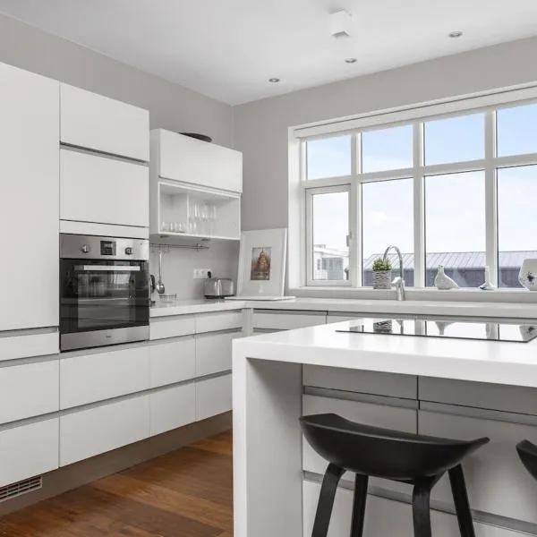 Stunning rooftop apartment in Reykjavík，位于雷克雅未克的酒店