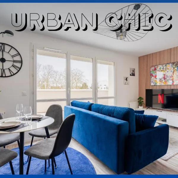 L Urban Chic - Wifi - Terrasse - Parking - 4p - RER - Paris - A6 - Orly，位于Evry-Courcouronnes的酒店