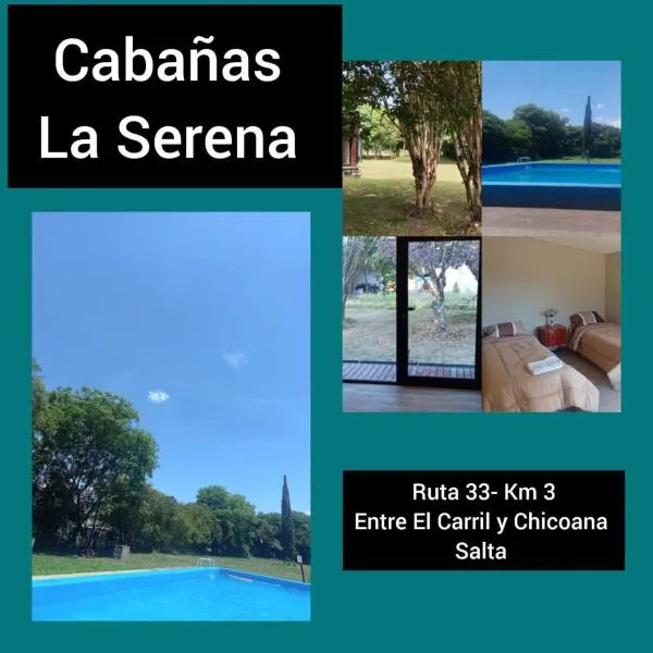 Cabañas La Serena，位于Chicoana的酒店