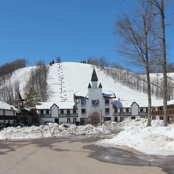 Schuss #145 Walk to ski hill，位于Mancelona的酒店