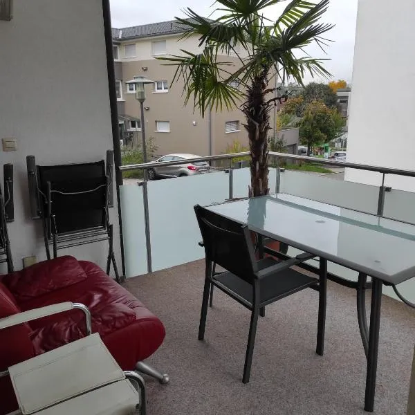 Stadtapartment mit Balkon，位于巴特塞京根的酒店