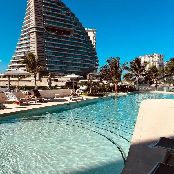 Marina Condos Corazón 201，位于坎昆的酒店