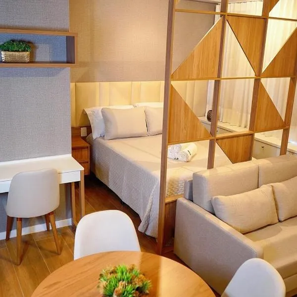 Flat exclusivo conforto e estilo，位于里贝朗普雷托的酒店