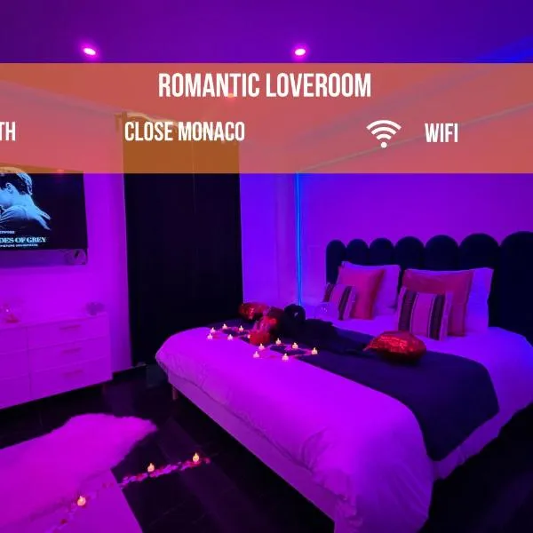 Seductive Love Room in border of Monaco，位于博索莱伊的酒店