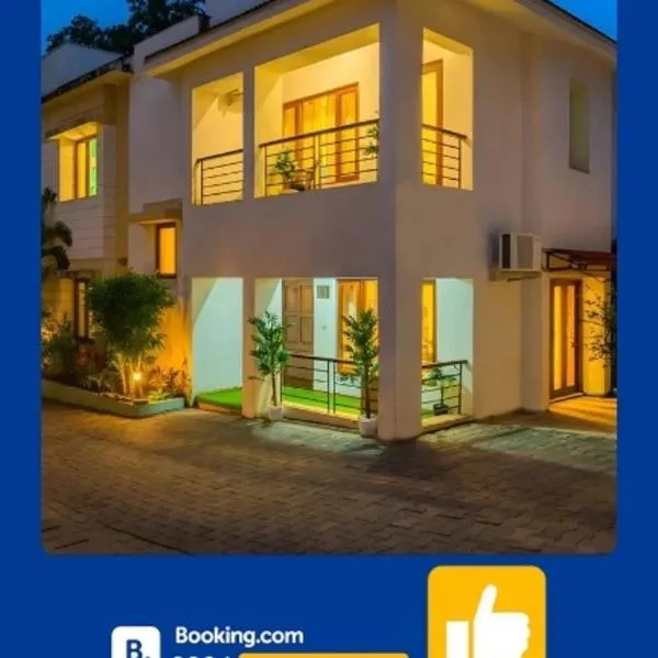 EKO STAY - Solace Villa I Charming Villa close to Candolim Beach，位于坎多林的酒店