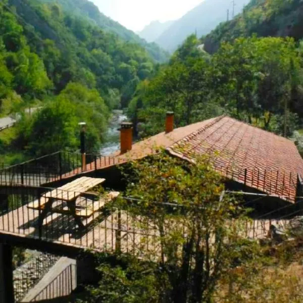 Apartamento con jacuzzi a orillas del Río Sella，位于Canisquezo的酒店