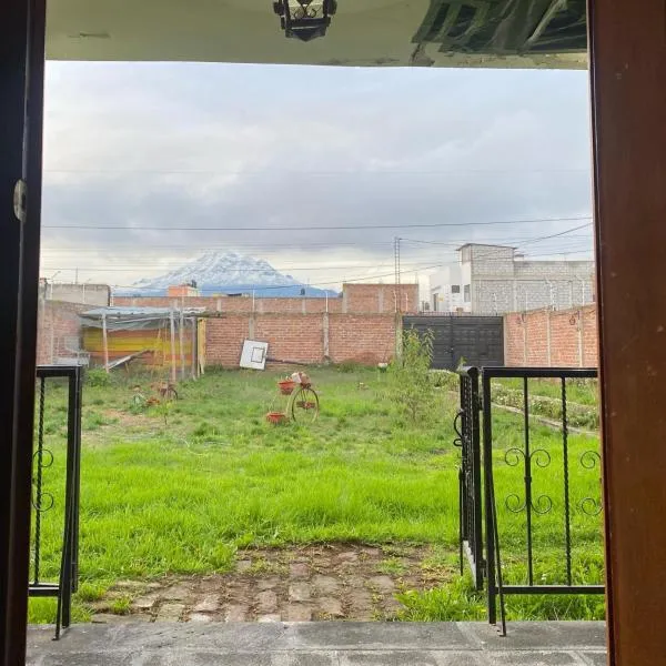 Casa familiar con vista al Chimborazo - Descubre Riobamba，位于里奥班巴的酒店