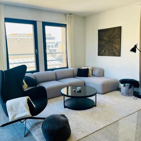 LuxPenthouse 200m2 with Terrace Gym and Parking，位于卢森堡的酒店