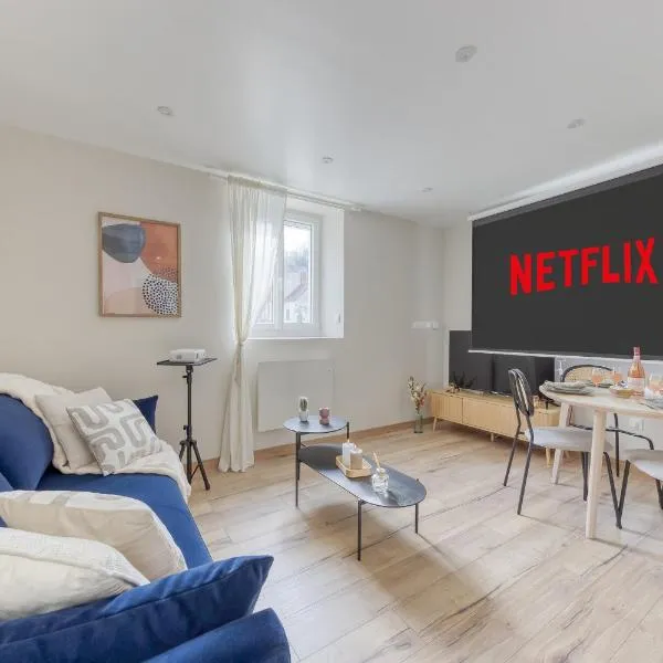 Movie Prestige - Elegant - Moderne - Netflix avec VidéoProjecteur - Stationnement facile，位于Laigneville的酒店