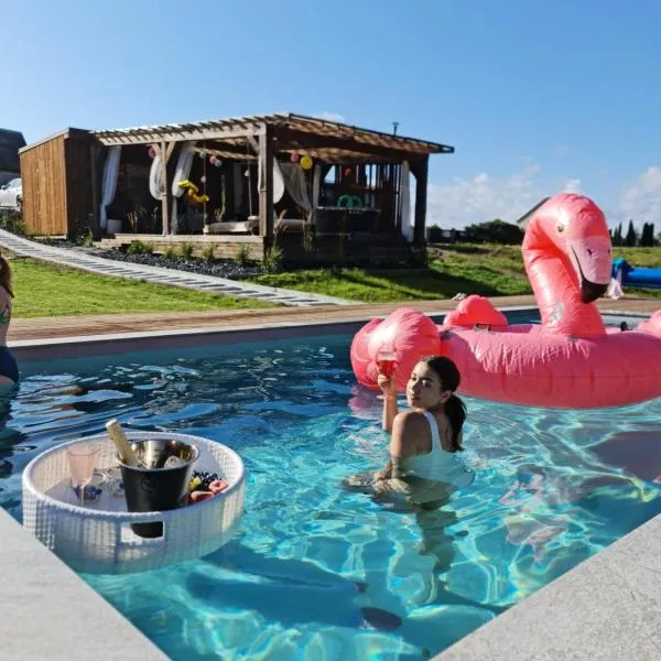 Poilsiaviete Vakaris，位于Gudeliai的酒店