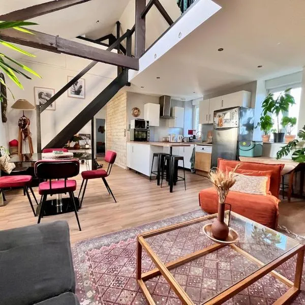 Bel appartement, proche plages pour 4 personnes, 2 chambres，位于克拉斯卡诺特的酒店