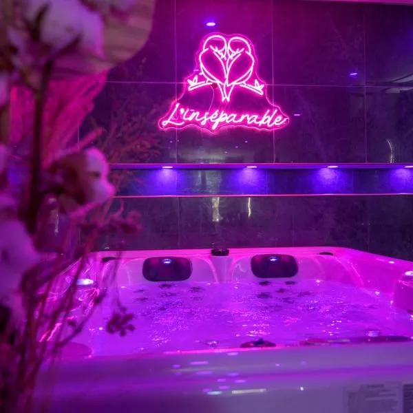 L'Inséparable - Jacuzzi - Terrasse - Parking - Vélos，位于方蒂提斯的酒店