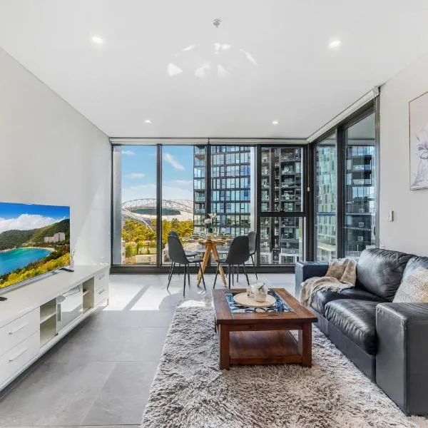 Brand New Apt in Olympic Park Near Stadium，位于悉尼的酒店