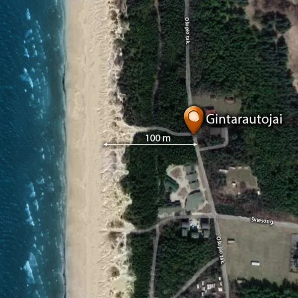 Gintarautojai，位于帕兰加的酒店