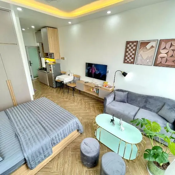 Dr 502 Modern Studio With City View And Kitchen，位于芹苴的酒店