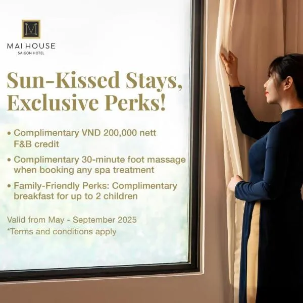 Mai House Saigon Hotel，位于胡志明市的酒店