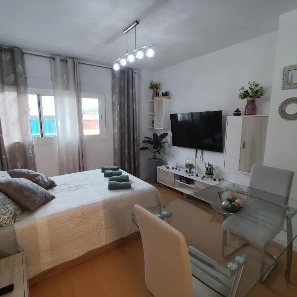 Mini Estudio LOVELY SEVILLA con baño compartido，位于卡马斯的酒店
