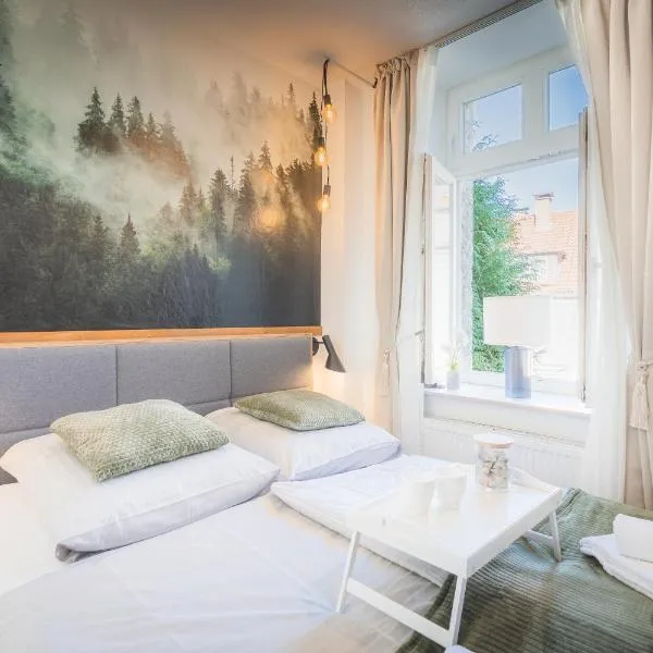 Green Forest - Teutoburger Wald WLAN Zentral Ruhig Parkplatz Top Anbindung Bielefeld，位于Oerlinghausen的酒店