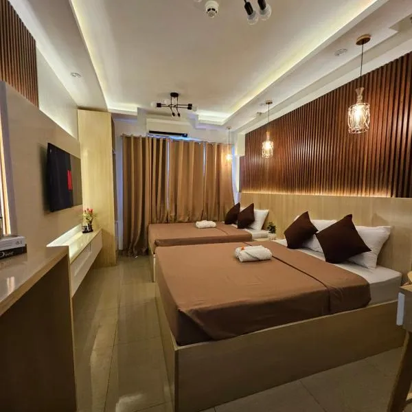 Soleil Suite 10 mins to SM Moa, Pasay - 2 beds，位于马尼拉的酒店