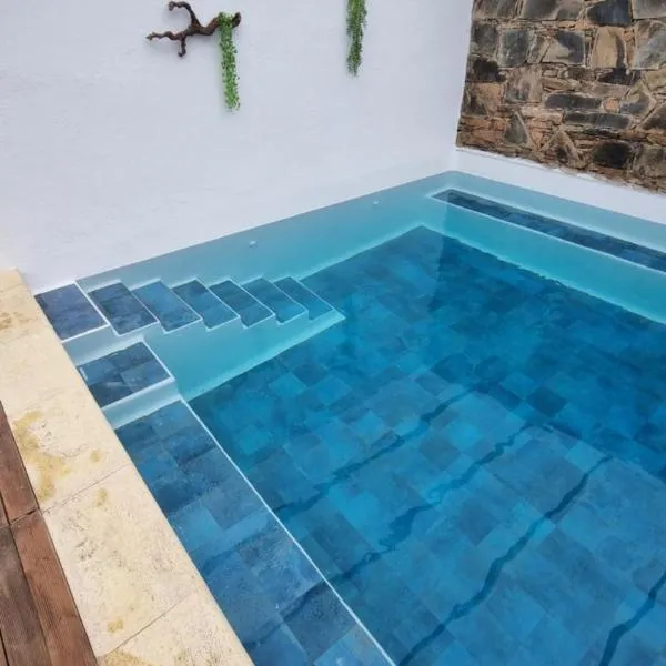 Piscina Interior aquecida - Monte Cimeiro e Casitas da Eira - Casa da Ti Carminha，位于马桑的酒店
