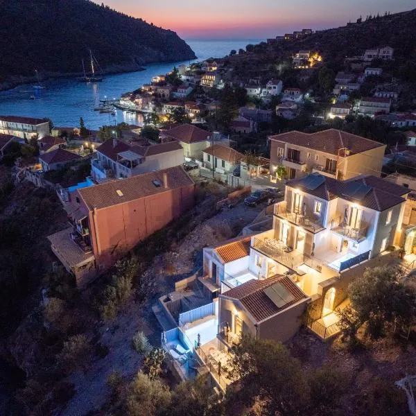 Assos Rockshore Villa by the sea，位于阿索斯的酒店