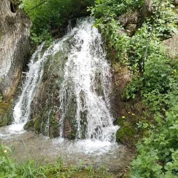 Ikhtiyor guest house with mountainiring hiking horse riding serivices，位于Yukary-Ukhum的酒店