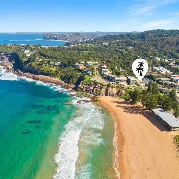 Beachside escape steps from the surf & village，位于Avalon的酒店