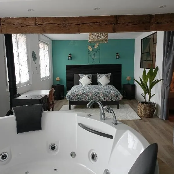 Appartement avec Balnéo，位于Montreux-Château的酒店