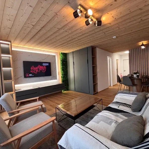 Luxuse Ferienwohnung Flüe 11，位于洛伊克巴德的酒店