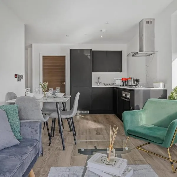 Cosy Luxury 2 Bedroom Apartment near NEC & Birmingham Airport，位于伯明翰的酒店