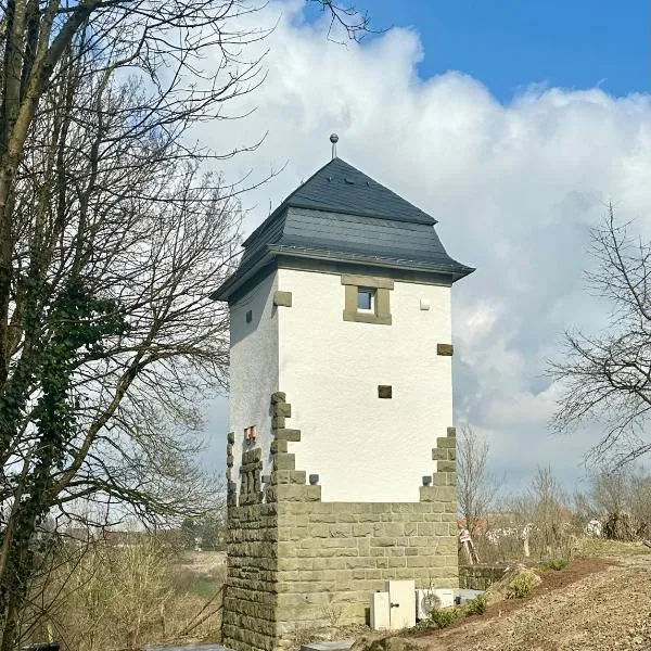 Appartement im Trafoturm，位于Rüthen的酒店