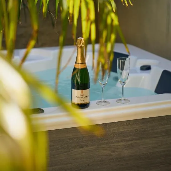 Suite atypique - Jacuzzi privatif, en centre ville de Cognac，位于科涅克的酒店