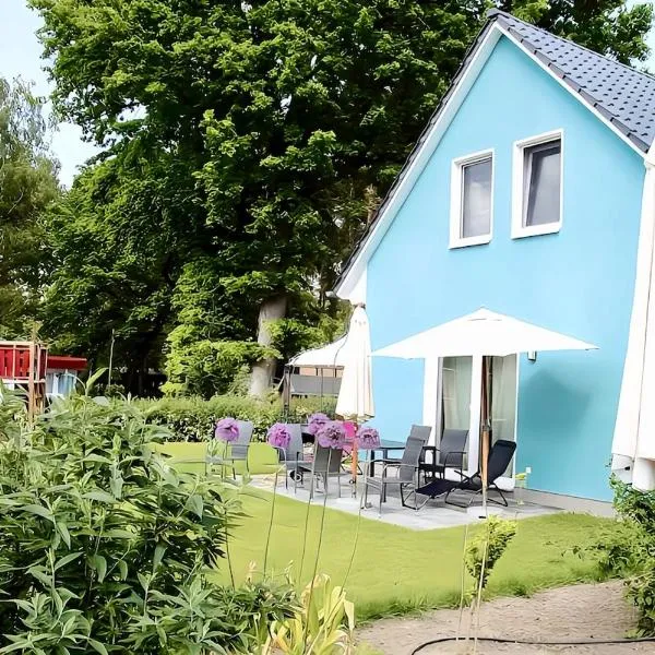 Seeurlaub Müritz - Fewo Abendrot EG, Haustiere willkommen, nur 350 m zum Strand，位于勒伯尔的酒店