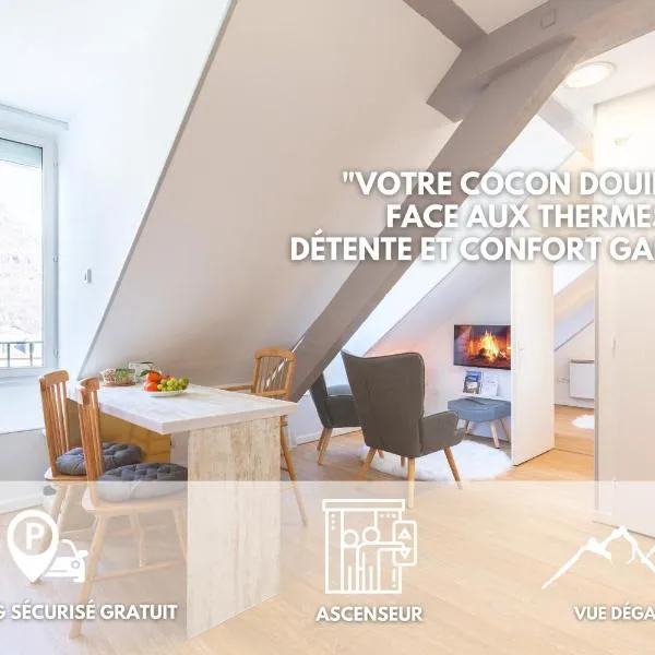 Le Perchoir, avec parking, face aux Thermes，位于巴涅尔-德吕雄的酒店