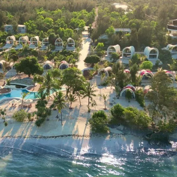 Zanziblue Waves Beach Resort，位于吉汶瓦的酒店